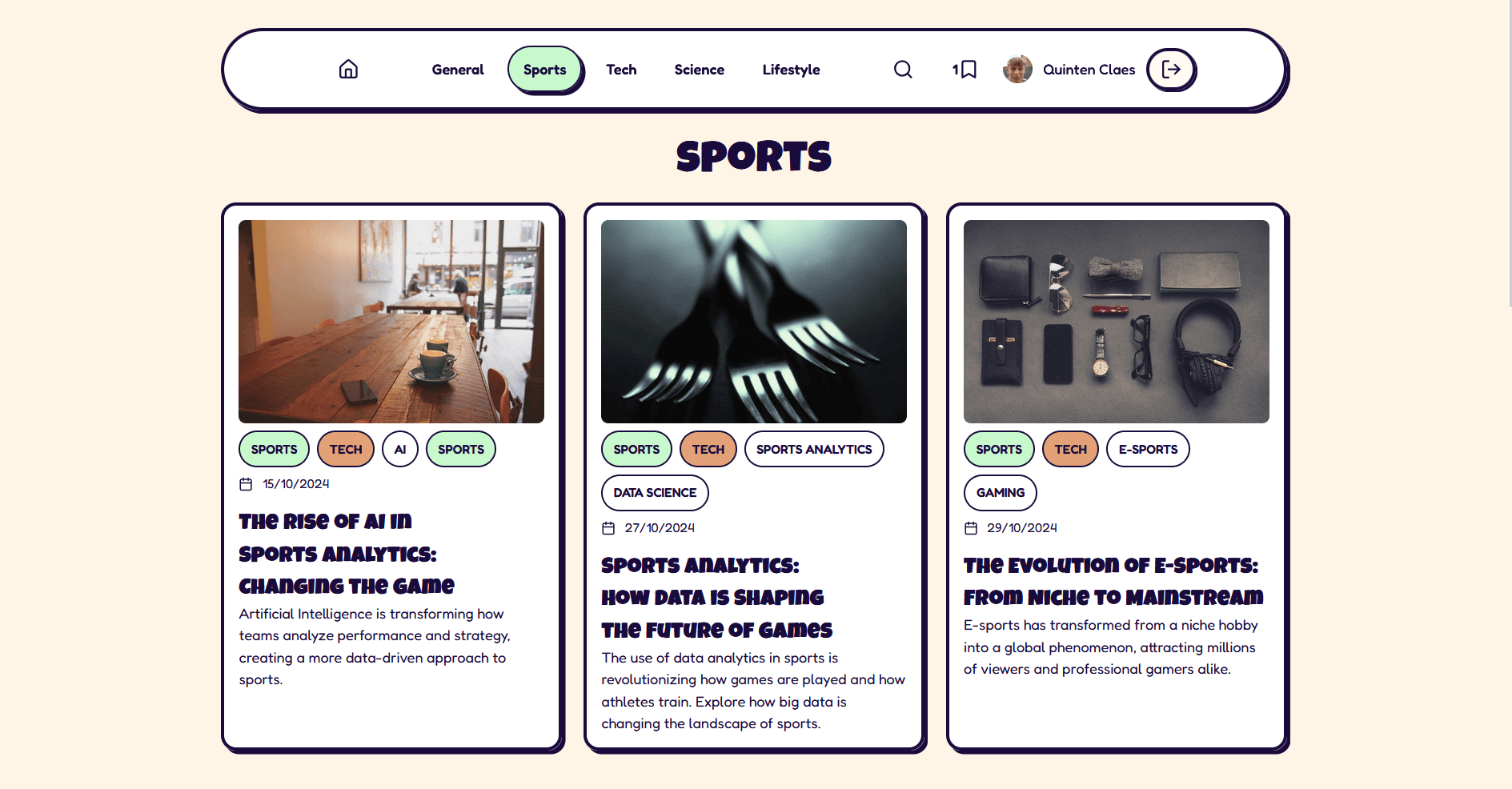 News Application detail 1